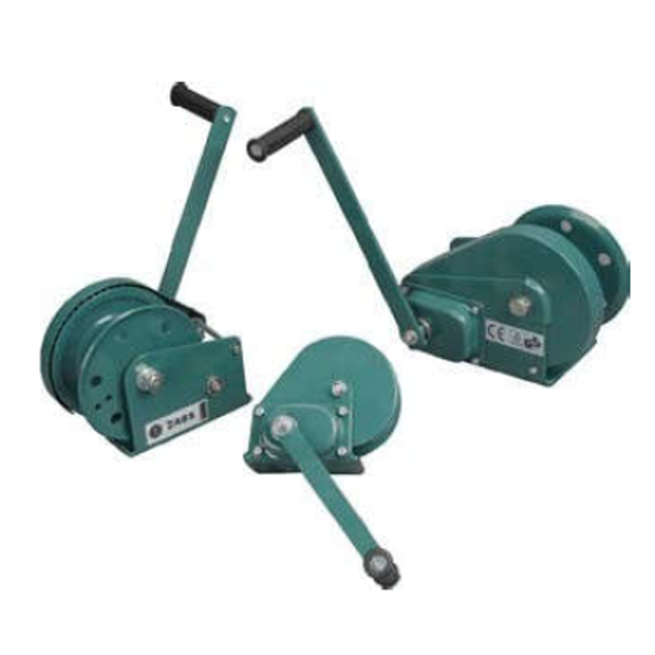Winche Manual con Mecanismo de Freno BHW