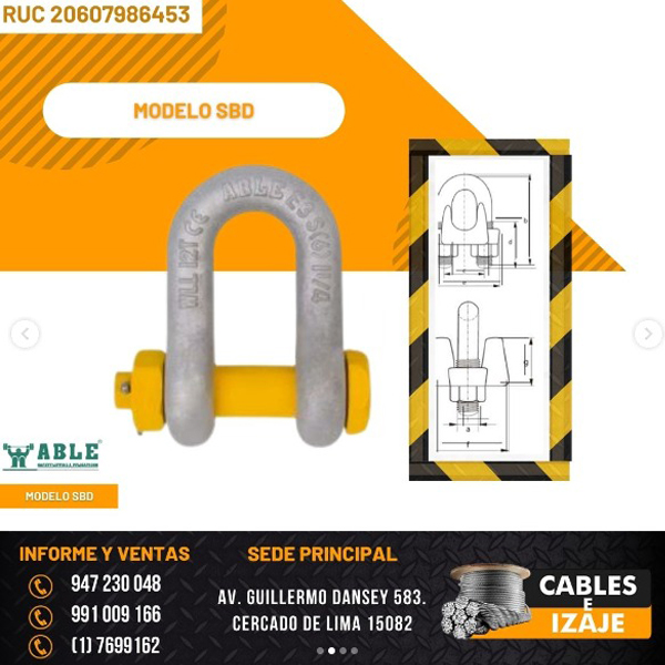 Grilletes Modelo SBD - Image 4