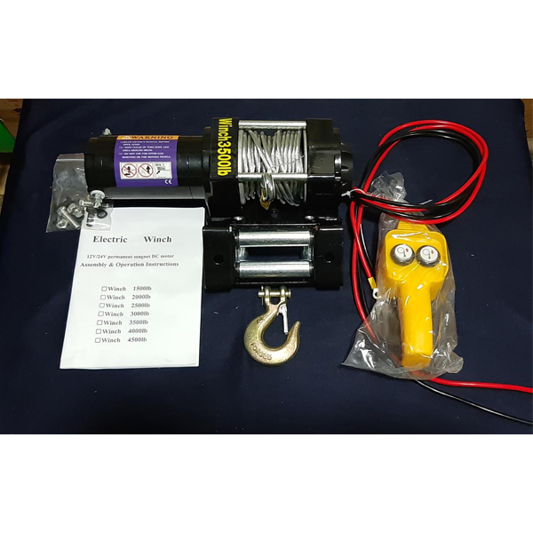 Winche Eléctrico para Truck 12V con control remoto - Image 4