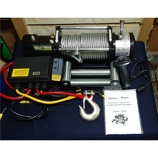 Winche Eléctrico para Truck 12V con control remoto - Image 5