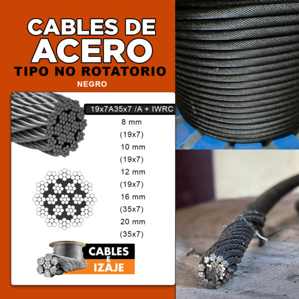 Cable de Acero Tipo No Rotatorio